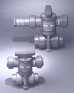 air x air and air x spring actuators for corrosive environments -- ideal for battery acid, electroplating, PC board fabrication, sodium hydroxide, and many other harsh applications